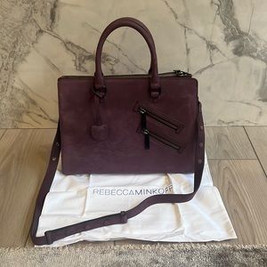 New Rebecca Minkoff Suede Satchel/tote